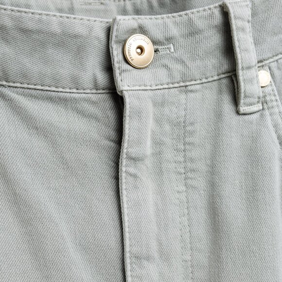 Brunello Cucinelli SS/23 Green Monili-Beaded Mid-Rise Straight Leg Jeans - Picture 12 of 16